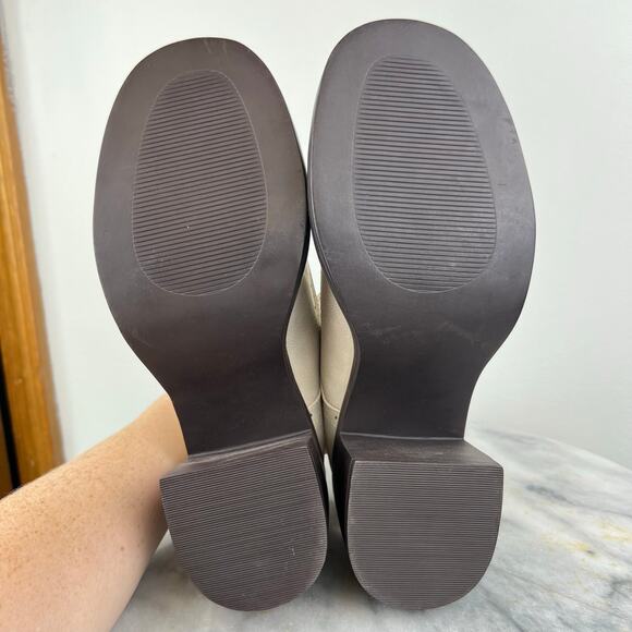 Maurices Cream Y2K Chunky Mary Jane Platform Heels (Sz 8.5) - Picture 6 of 12